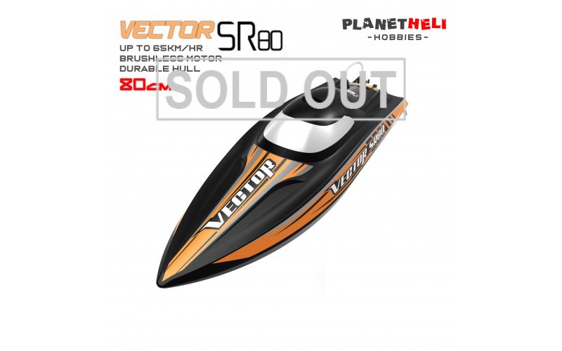 Volantex Vector SR80 80cm 65km/h Brushless High Speed ​​RC Boat - (PNP)